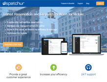 Tablet Screenshot of dispatchur.com